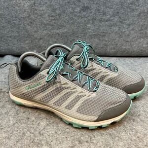 Columbia Techlite Womens Trail‎ Running Hiking Athletic Shoes Gray Aqua Size 9.5